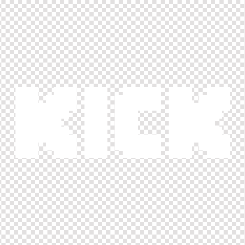 White Kick Logo PNG